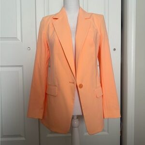 Express Light Orange Blazer for Women